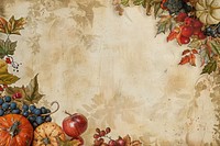 Thanksgiving harvest ephemera border backgrounds painting apple.