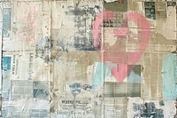 Heart cross walking ephemera border collage backgrounds drawing.