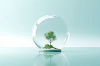 Abstract background sphere plant tree.