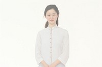 Young lady sleeve blouse adult.