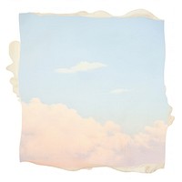 Pastel cloud ripped paper backgrounds nature text.