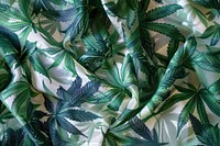Cannabis printed backgrounds plant leaf.