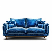 Blue sofa furniture cushion pillow.