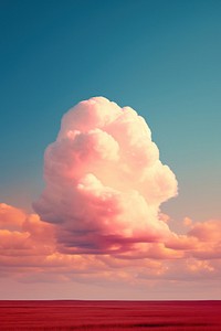 Photo of a cloud landscape outdoors horizon.