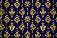 A thai traditional pattern backgrounds wallpaper gold.