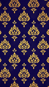 A thai traditional pattern backgrounds wallpaper gold.