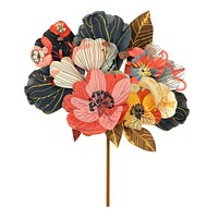 Flower Collage spade shaped flower accessories accessory.