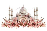 Flower Collage Mosque flower architecture .