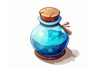Boost Potions cosmetics pottery bottle.