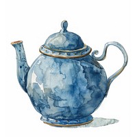 Teapot art porcelain cookware.