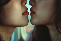 Thai lesbian couple photography romantic portrait.