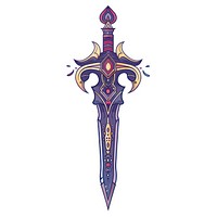 Boho aesthetic dagger logo weapon weaponry sword.