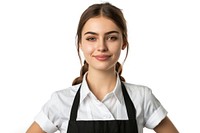 Photo of waitress clothing apparel person.