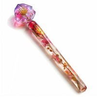 Flower resin magic wand shaped accessories accessory weaponry.