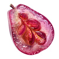 Flower resin guava shaped accessories accessory produce.