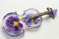 Flower resin viola shaped weaponry violin fiddle.
