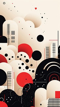 Wallpaper city abstract graphics painting outdoors.