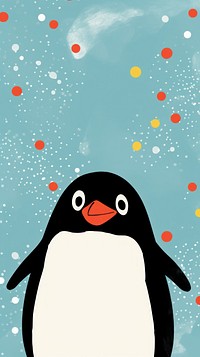 Wallpaper cute penguins abstract astronomy outdoors animal.