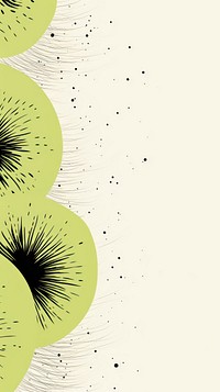Wallpaper kiwis abstract graphics produce pattern.