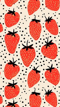 Wallpaper strawberrys abstract pattern outdoors produce.