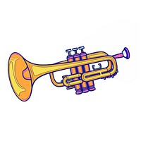 A vector graphic of trumpet dynamite weaponry cornet.