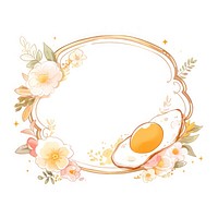 Art egg graphics painting.