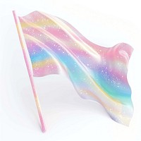 3d jelly glitter flag art smoke pipe.