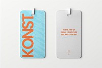 Two label tag mockup psd