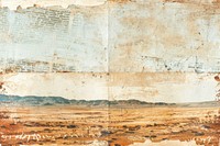 Empty desert ephemera border backgrounds painting paper.