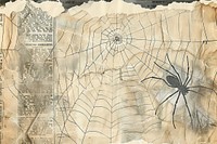 Spider web ephemera border backgrounds arachnid drawing.