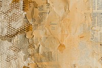 Honey comb pattern ephemera border backgrounds paper weathered.