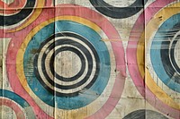 Spiral infinity pattern colorful retro ephemera border backgrounds painting art.