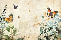 Butterflies colorful ephemera border backgrounds butterfly insect.