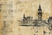 Big ben ephemera border architecture backgrounds building.