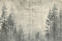 Forrest ephemera border text backgrounds drawing.