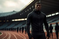 Black athlete photography portrait clothing.