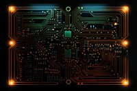 Electrical circuit board electronics scoreboard hardware.