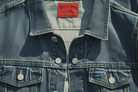 Denim jacket closeup