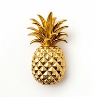 Brooch of pineapple produce fruit plant.