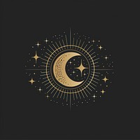 Surreal aesthetic Eid al-Fitr logo astronomy outdoors symbol.