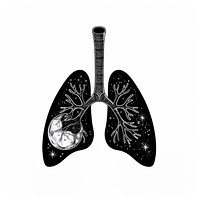 Surreal aesthetic lungs logo accessories accessory cutlery.