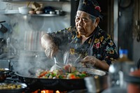 Filipino cooking person food.