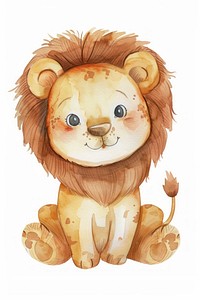 Baby lion person animal mammal.