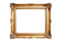 Gold picture frame mirror photography painting.