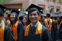 South asian man graduation electronics clothing.