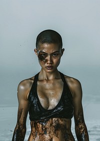 Mma fighter women photo face photography.