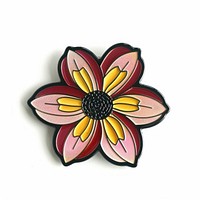 Flower pin badge accessories accessory blossom.