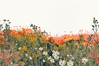 A meadow collage cutouts asteraceae vegetation grassland.