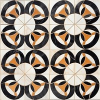 African art tile pattern.