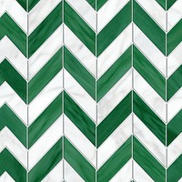 Chevron tile pattern green flag.